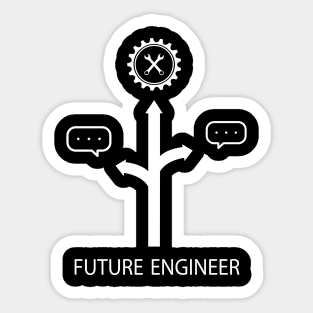 Best design future engineer, engineering degrees Sticker